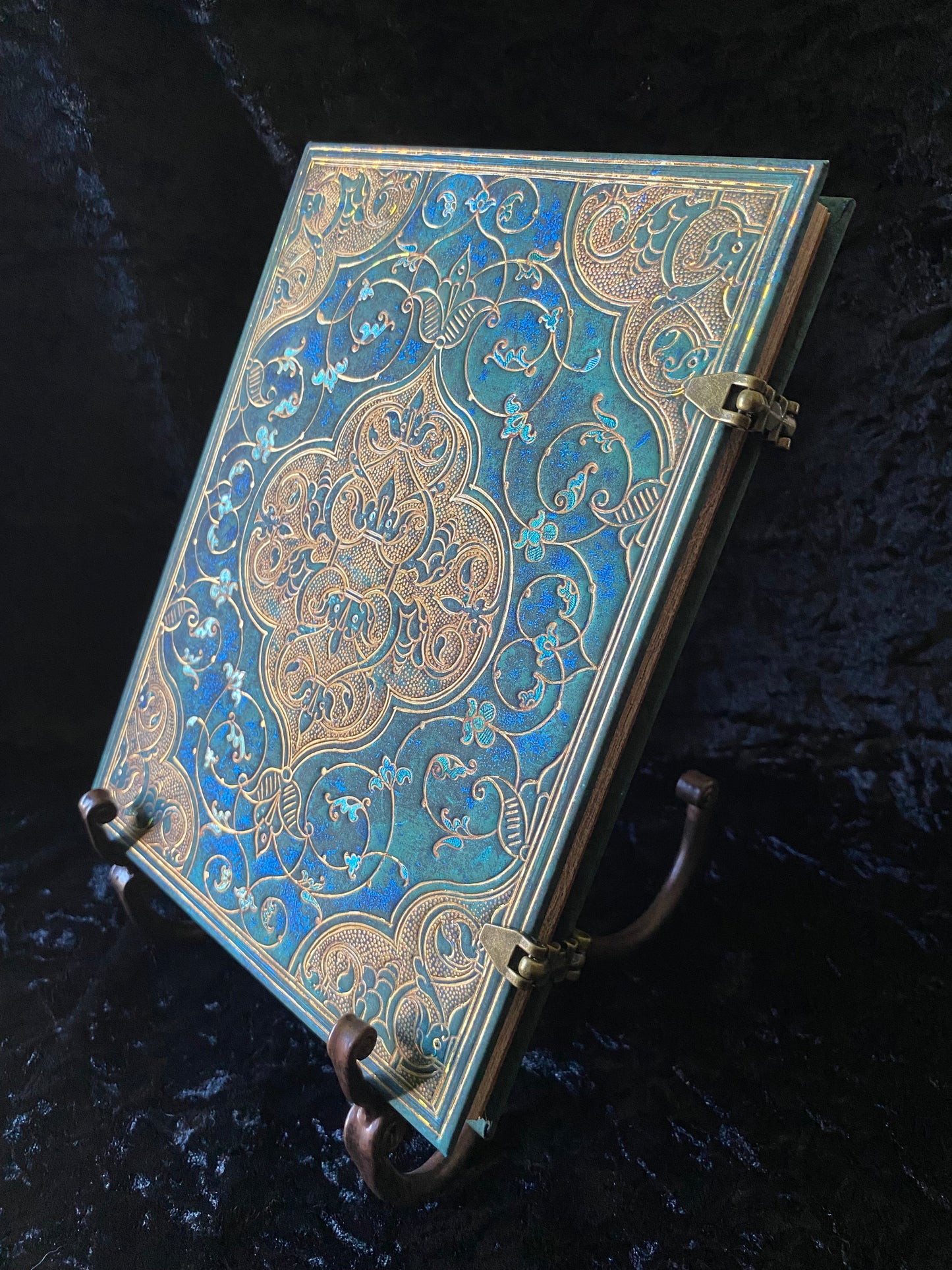 Turquoise Chronicles Lined Hardcover Journal