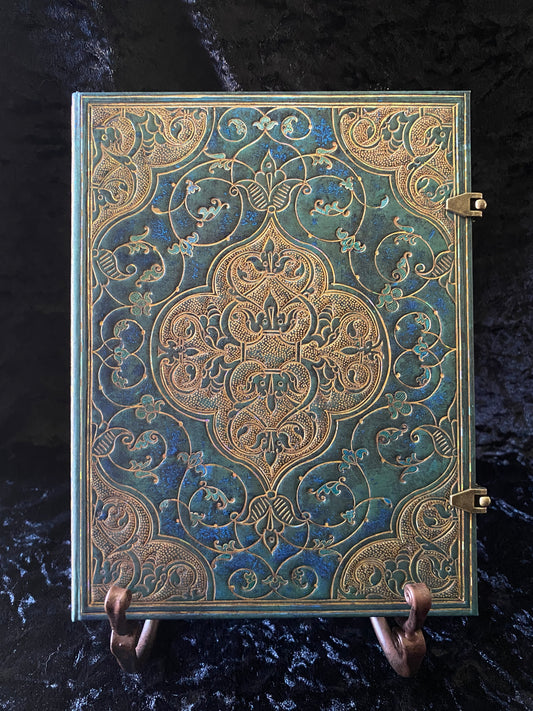 Turquoise Chronicles Lined Hardcover Journal