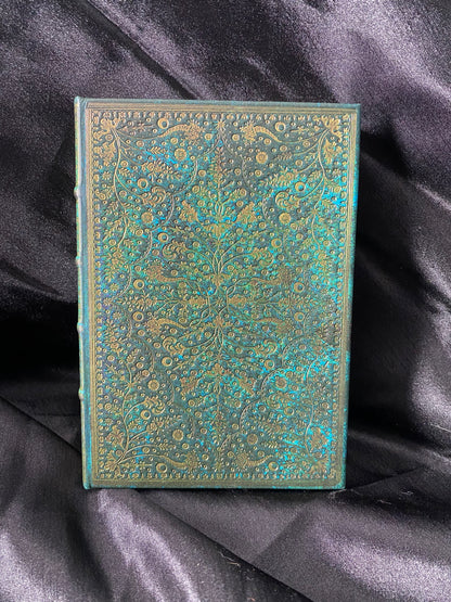 Emerald Flower Midi Unlined Hardcover Journal