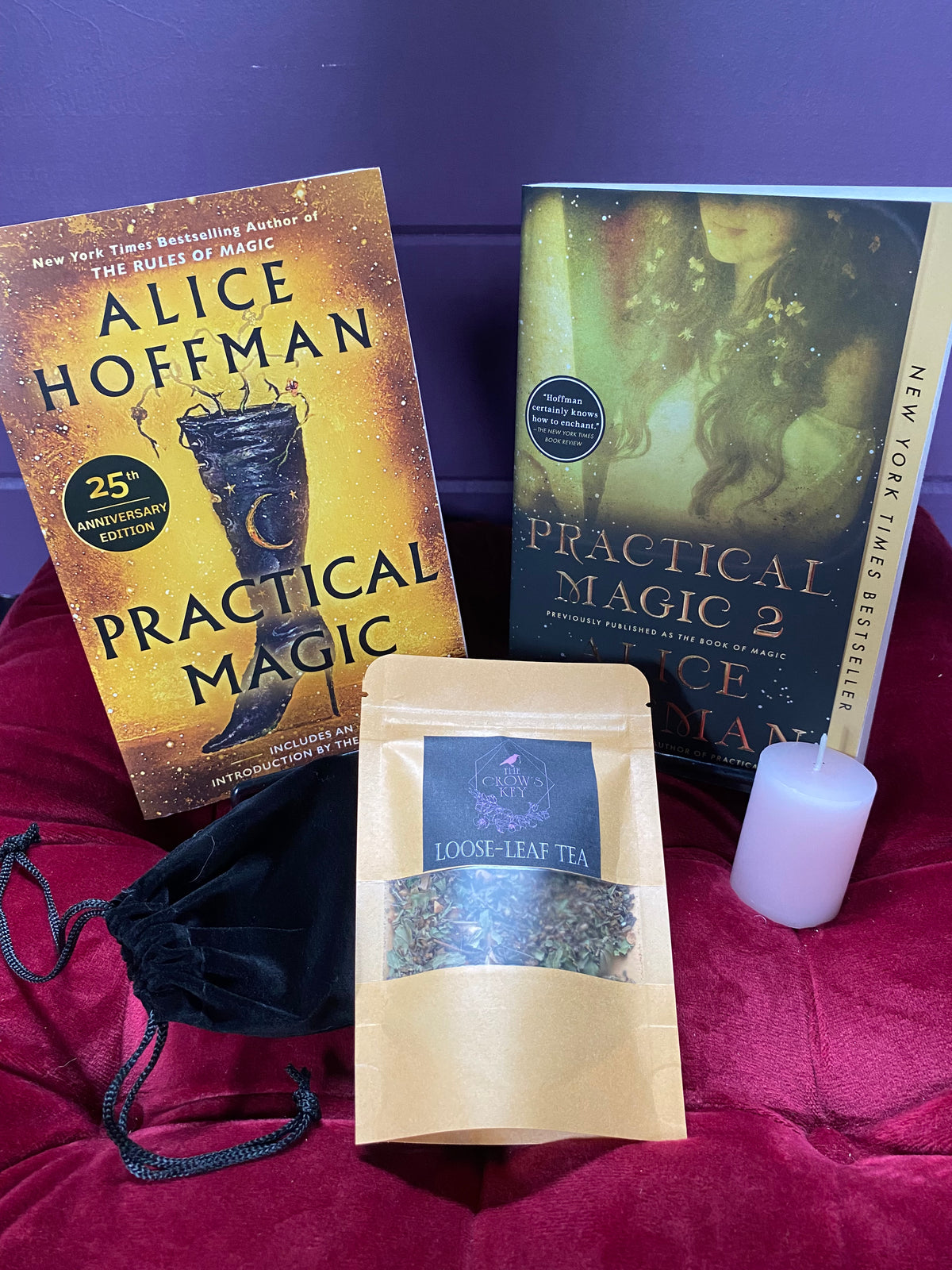 Practical Magic Book and Tea Box