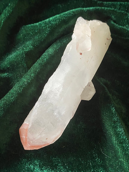 Quartz Point with Iron Oxide