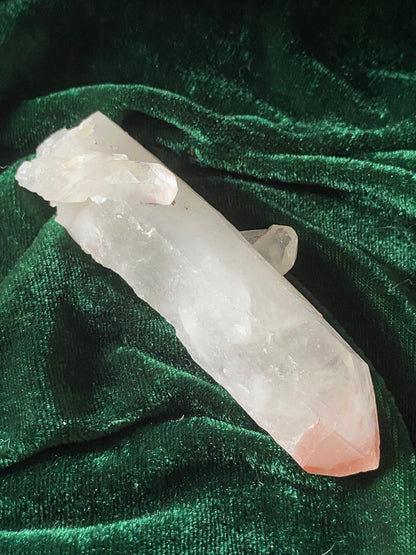 Quartz Point with Iron Oxide