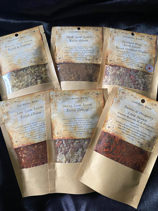 Lailokens Awen Loose Incense: Wealth